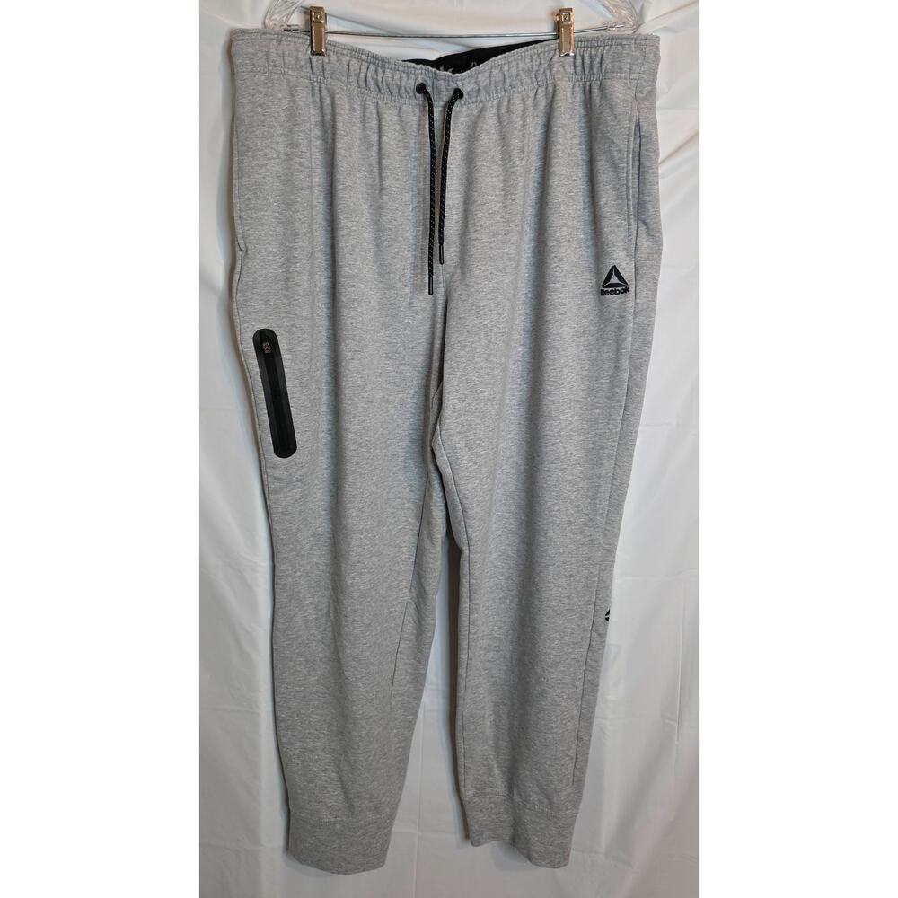 Reebok Joggers Men's Size 2XL Gray Pace Runner Active, Athletics, Running